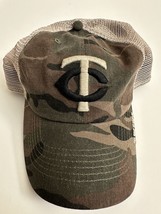 New Minnesota Twins Mens Camouflage Truckers Hat - £10.20 GBP