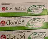 Twin Lotus - Dok Bua Ku Herbal Toothpaste 150g ( Pack of 3) Ships free f... - $19.79