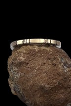 Julian Nez Navajo Solid 14k Gold Sterling Silver Two Tone Cuff Bracelet 6.25&quot; - £255.78 GBP