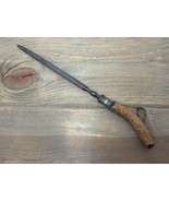 Vintage Stag Antler 8” Sharpening Steel Silver Band Rustic Farmhouse - $413.66 MXN
