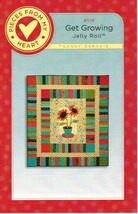 GET GROWING Jelly Roll Quilt Pattern By Sandy Gervais - £3.14 GBP