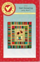 GET GROWING Jelly Roll Quilt Pattern By Sandy Gervais - £2.95 GBP