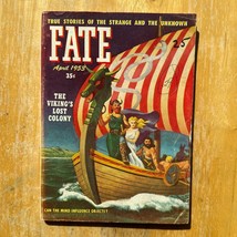 Fate Magazine April 1953 The Vikings Lost Colony - £9.92 GBP