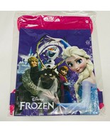 Disney Frozen Elsa with friend Purple Drawstring Bag School Backpack - $20.20 CAD