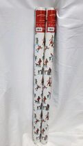 2 Rolls Wondershop Gift Wrap 100 Sq Ft People Playing In Snow  image 2