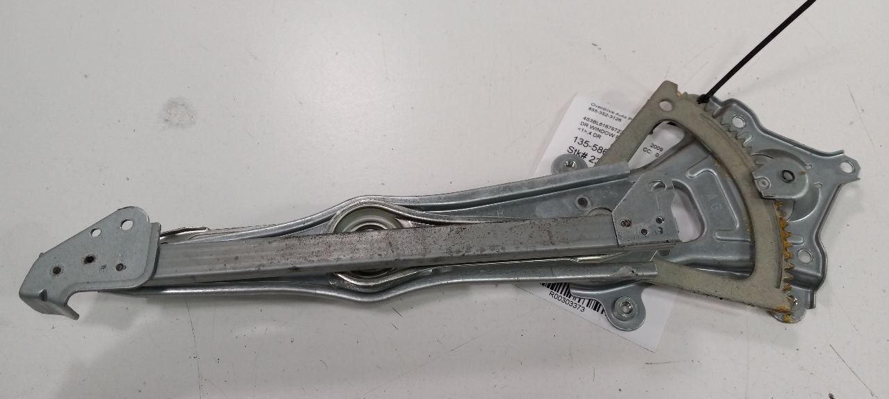 Passenger Right Rear Window Regulator Track Fits 05-09 Subaru Legacy - $31.95