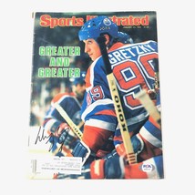 Wayne Gretzky Signed SI Magazine PSA/DNA Oilers Autographed - £312.41 GBP