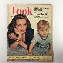 VTG Look Magazine October 10 1950 Jeanne Crain Stars as a Mother in Cover - £11.21 GBP