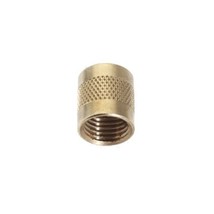 C&amp;D Valve Cd2245 1/4 Flare Cap, Round Brass W/ Neoprene O-Ring, Pack Of ... - $36.93