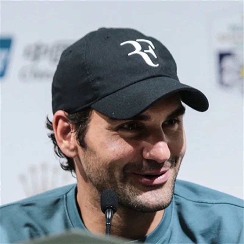 Sporting new Tennis Star Roger Federer cap 3D embroidery Dad baseball caps UniA  - £23.90 GBP