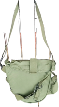 USGI MILITARY M40 SERIES GAS MASK BAG OD Hood GREEN CARRIER ARMY PACK HA... - $24.74