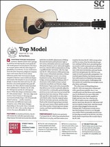 Martin SC-10E Single Cutaway acoustic guitar review sound check article print - £3.57 GBP