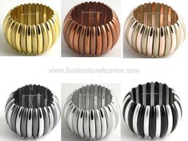 POLYCAST STRAND STRETCH BRACELET WRISTBAND 6 COLORS - $5.58 CAD