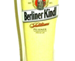 Berliner Kindl Berlin Jubilaums Pilsener German Beer Glass Seidel &amp; Coas... - $14.50