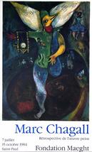 Artebonito - Marc Chagall Poster Retrospective de l&#39;oeuvre peint Large - £30.67 GBP