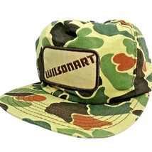 Wilson Art Louisville Mfg Co Snapback Hat Cap Embroidered Patch USA Camo Vintage - £15.68 GBP