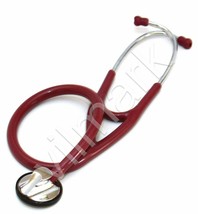 Professional Cardiology Stethoscope Burgundy, Vilmark 14a Life Limited Warranty - $23.36