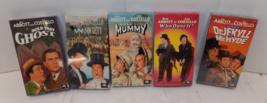 Abbott And Costello VHS Lot Of 5 3 Sealed 2 Opened Dr. Jekyll Mr. Hyde Mummy - £21.91 GBP