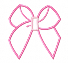 Bow Machine Embroidery Applique Design - £3.19 GBP