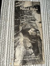 New England’s Natural Bridge Door Of Mohawk Trail North Adams MA Brochure - £11.60 GBP