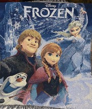Disney Frozen Tapestry Throw Blanket 60x48” - $11.30