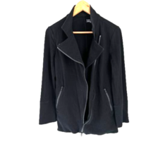 EILEEN FISHER Full Zip Jacket Athletic Sweatshirt Collated Black Zippers... - $44.54