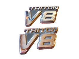 1999-2004 Ford F250 F350 Triton V8Fender Emblem Badge Logo 2000 2001 2002 2003 - £13.37 GBP