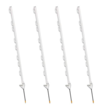 Dare 2400W Electric Fence Post 48&#39;&#39;, Self-Insulating, 8-Holders, White (... - $45.53