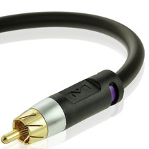 ULTRA Series Subwoofer Cable 15 Feet Dual Shielded with Gold Plated RCA to RCA C - £25.43 GBP