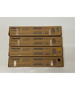 4 Genuine Toshiba eSTUDIO 2555C,3055C,C4555C,5055C T-FC50U CMYK Toner Ca... - $5,466.54 MXN