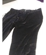 Boohoo Man Black Suede Pants 36L Nwt - $20.57