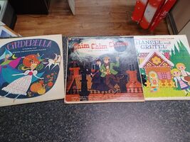 Vtg Rocking Horse Records 33 1/3 RPM Vinyl Cinderella Hansel Chim Chim C... - $39.59