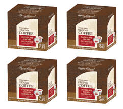 Harry & David Coffee, Chocolate Cherry Decadence, 4/18 count boxes - 72 total - £30.36 GBP