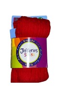 Jefferies Socks Red Girls Ribbed Tights New Sz 4-6 - $145.37 MXN