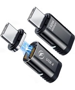 USB C Magnetic Adapter I 2 Pack I 24 Pin I 140w I 40 Gbps I 8k 60Hz I Ty... - £11.73 GBP
