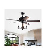 Warehouse of Tiffany 52 in. Saranac Indoor Remote Controlled Ceiling Fan... - $274.36