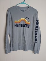 Home Free Kentucky Logo Long Sleeve Tshirt Women&#39;s Size Medium Slate Blue - $172.24 MXN