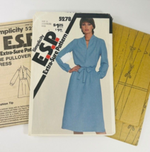 Simplicity Pattern Misses Pullover Dress Sz 16 18 20 Factory Fold Uncut 5278 - £11.79 GBP