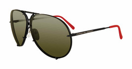 Porsche Design P8478 Sunglasses Sun Glasses R Black Authentic New 63mm Unisex - $466.20