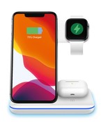 Techno S Fast 3 in 1 Wireless Dock Charging Station for Apple,Samsung + ... - $139.17 CAD
