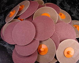 50pc 3 &quot; ROLL LOCK SANDING DISC 60 GRIT Made in USA Heavy Duty sand inch - £23.52 GBP