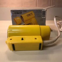 Vtg Conair Vagabond Mini Hair Blow Dryer Travel Compact Yellow 1250 Folds 3 Spee - $17.94