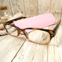 Foster Grant Tortoise Brown Pink Gradient Reading Glasses - PL1217 Monroe +2.00 - £7.88 GBP