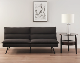 Pillow Top Futon 71.25In, Charcoal - $278.03