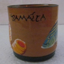 2001 Wassi Art Jamaica Handmade &amp; Painted Ceramic Mug Dwayne Gardner - £27.64 GBP