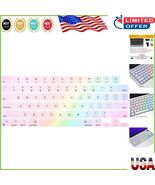 Ultra-Thin Rainbow Silicone Keyboard Cover for 2024-2023 MacBook Air/Pro... - $315.07 MXN