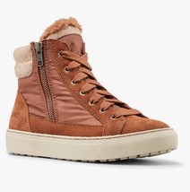 Cougar Shoes Women&#39;s Dax Tabaco Suede Nylon Winterized Sneakers Sz 10 New - $258.73 CAD