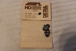 HO Scale Detail Associates, Set of 4 Air Vent Flat, Cab Roof Mount #VT19... - $12.00