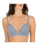 Smart &amp; Sexy Light Lined Signature Lace &amp; Mesh Bra Blue Color Size 34B NEW - $21.20 CAD
