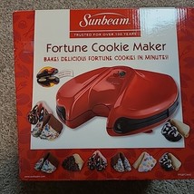Sunbeam Fortune Cookie Maker Machine Press FPSBFCM40 NEW SEALED - $45.00